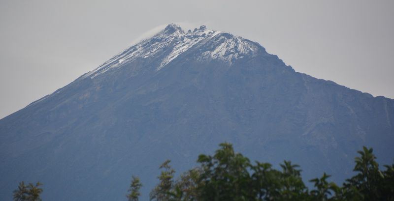 Mount Meru snow peak